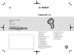 Предварительный просмотр 1 страницы Bosch 3 603 F83 100 Original Instructions Manual