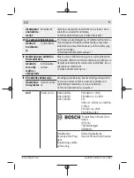 Предварительный просмотр 407 страницы Bosch 3 603 JC5 0 Series Original Instructions Manual