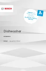 Bosch 300 Series Use And Care Manual preview