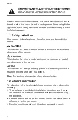 Preview for 4 page of Bosch 300 Series Use And Care Manual