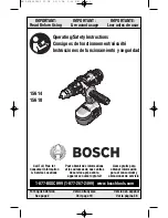 Bosch 32609 Operating/Safety Instructions Manual preview