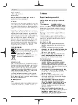 Preview for 122 page of Bosch 3601JK6000 Original Instructions Manual