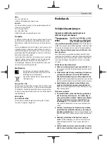 Предварительный просмотр 61 страницы Bosch 3602D94600 Original Instructions Manual