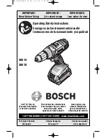 Предварительный просмотр 1 страницы Bosch 36614 Operating/Safety Instructions Manual