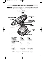 Предварительный просмотр 8 страницы Bosch 36614 Operating/Safety Instructions Manual