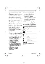 Preview for 192 page of Bosch 37 Original Instructions Manual