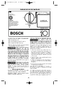 Preview for 34 page of Bosch 3931 Operating/Safety Instructions Manual