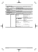 Preview for 235 page of Bosch 4059952607108 Original Instructions Manual