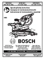 Bosch 4405 Operating/Safety Instructions Manual предпросмотр