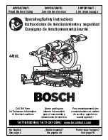 Предварительный просмотр 1 страницы Bosch 4410L Operating/Safety Instructions Manual