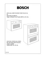 Bosch 46 HBN 44 Installation Instructions Manual preview