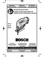 Bosch 52314 Operating/Safety Instructions Manual предпросмотр