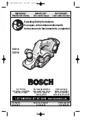 Bosch 53514 Operating/Safety Instructions Manual preview