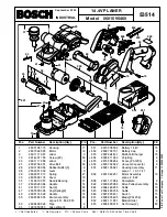 Bosch 53514B - NA 14.4V 3-1/4" Cordless Planer Parts List preview