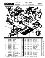 Preview for 1 page of Bosch 53518 Parts List