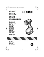 Предварительный просмотр 1 страницы Bosch 6 V PROFESSIONAL Operating Instructions Manual