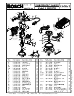 Bosch 601295739 Parts List preview
