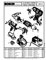 Предварительный просмотр 1 страницы Bosch 601916460 Parts List