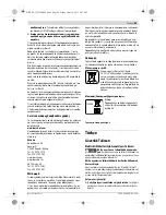 Предварительный просмотр 89 страницы Bosch 603011002 Original Instructions Manual