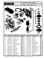 Preview for 1 page of Bosch 603310639 Parts List