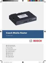 Preview for 1 page of Bosch 7 620 320 029 Operating Instructions Manual