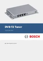 Preview for 1 page of Bosch 7 620 320 031 Operating Instructions Manual