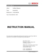 Preview for 1 page of Bosch 8-114-406-036 Instruction Manual