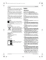 Предварительный просмотр 13 страницы Bosch 8 V-LI Professional Original Instructions Manual