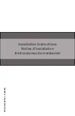 Bosch 800 Series Installation Instructions Manual preview