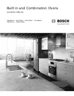 Bosch 800 Series Installation Manual preview