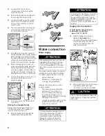 Preview for 8 page of Bosch 800 WFMC8400UC Operating Instructions Manual