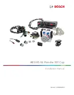 Bosch ABS M5 Kit Porsche 991 Cup Installation Manual preview