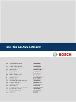Bosch ACC 100/200 Original Instructions Manual preview