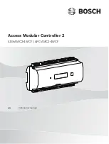 Preview for 1 page of Bosch Access Modular Controller 2 Installation Manual