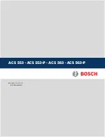 Bosch ACS 553 Service Manual предпросмотр