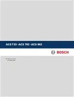 Bosch ACS 753 Repair Instructions preview