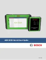 Preview for 1 page of Bosch ADS 525X Quick Start Manual