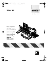 Bosch ADV 82 Operating Instructions Manual preview