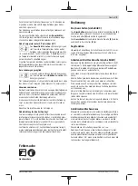 Предварительный просмотр 9 страницы Bosch Advanced HedgeCut 36 Original Instructions Manual