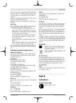 Предварительный просмотр 11 страницы Bosch Advanced HedgeCut 36 Original Instructions Manual