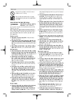 Предварительный просмотр 12 страницы Bosch Advanced HedgeCut 36 Original Instructions Manual
