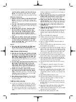 Предварительный просмотр 13 страницы Bosch Advanced HedgeCut 36 Original Instructions Manual