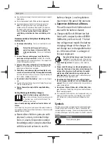 Предварительный просмотр 14 страницы Bosch Advanced HedgeCut 36 Original Instructions Manual