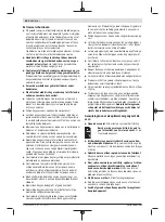 Предварительный просмотр 60 страницы Bosch Advanced HedgeCut 36 Original Instructions Manual