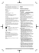 Preview for 52 page of Bosch AdvancedImpactDrive 18 Original Instructions Manual