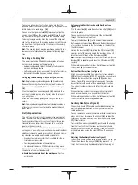 Preview for 17 page of Bosch AdvancedOrbit 18 Original Instructions Manual