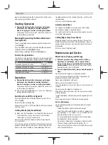 Предварительный просмотр 14 страницы Bosch AdvancedShear 18V-10 Operating Instructions Manual