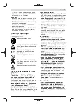 Предварительный просмотр 129 страницы Bosch AdvancedShear 18V-10 Operating Instructions Manual