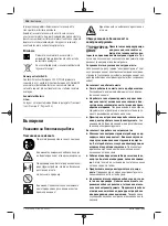 Предварительный просмотр 144 страницы Bosch AdvancedShear 18V-10 Operating Instructions Manual