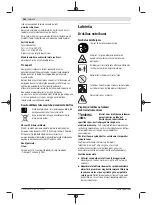 Предварительный просмотр 182 страницы Bosch AdvancedShear 18V-10 Operating Instructions Manual